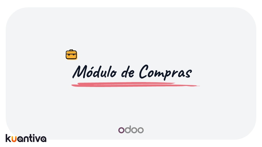 Módulo Compras Odoo 18 - Conceptos Básicos